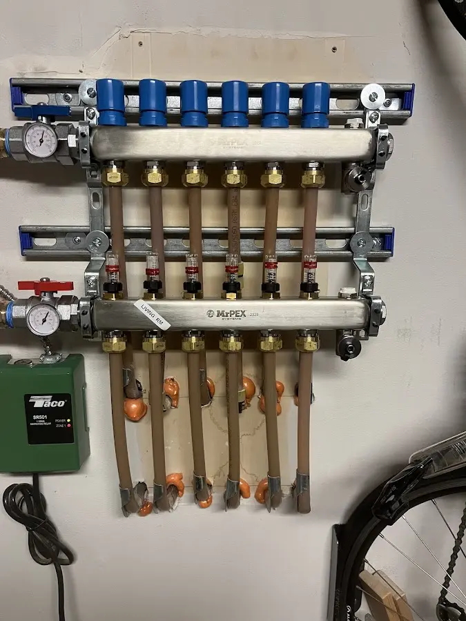 Plumber performing Leak Detection at a residential property in Morton